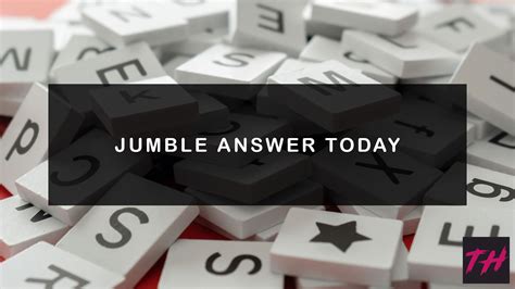 jumble with answers|jumble answers today's.